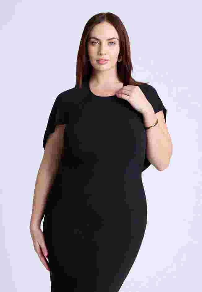 Cutout Back Midi Dress image number 2