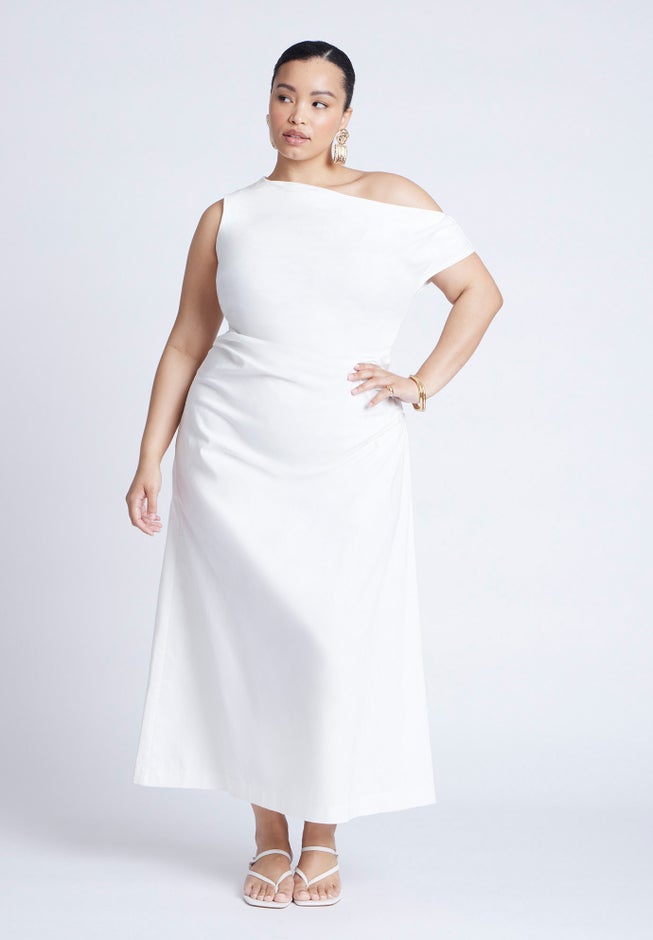 One Shoulder Maxi Dress image number null