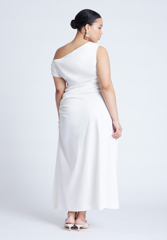 One Shoulder Maxi Dress image number null