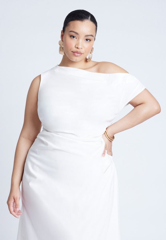 One Shoulder Maxi Dress image number null