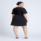 Poplin Twist Mini Dress image number null