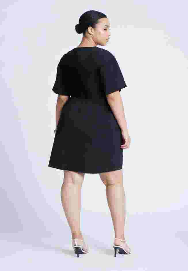 Poplin Twist Mini Dress image number 1