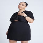 Poplin Twist Mini Dress image number null