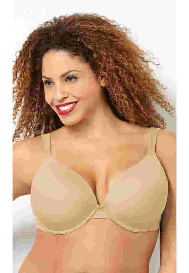 Underwire Basic Plunge Neckline Bra image number 1