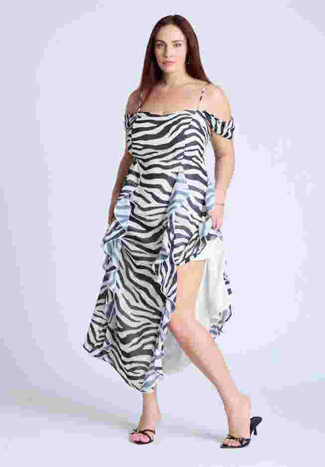 Printed Zebra Dress image number 2