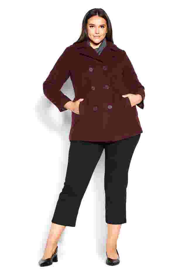 Faux Wool Peacoat image number 1
