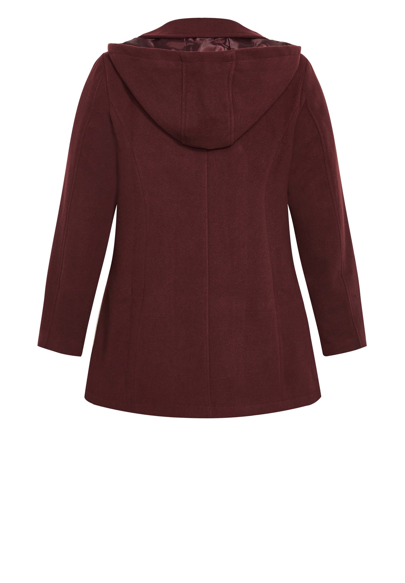 Faux Wool Peacoat image number 4