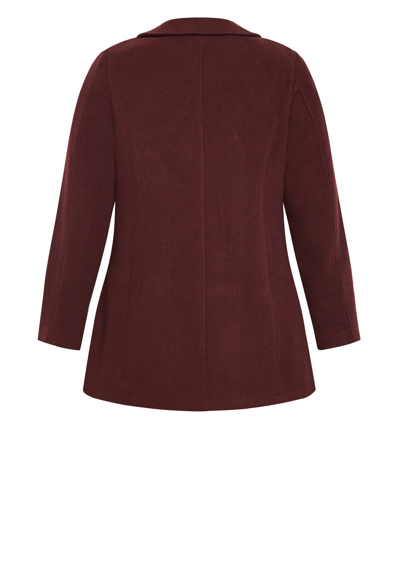 Faux Wool Peacoat image number 5