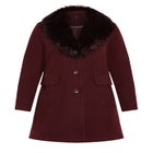 Faux Wool Long Coat image number null