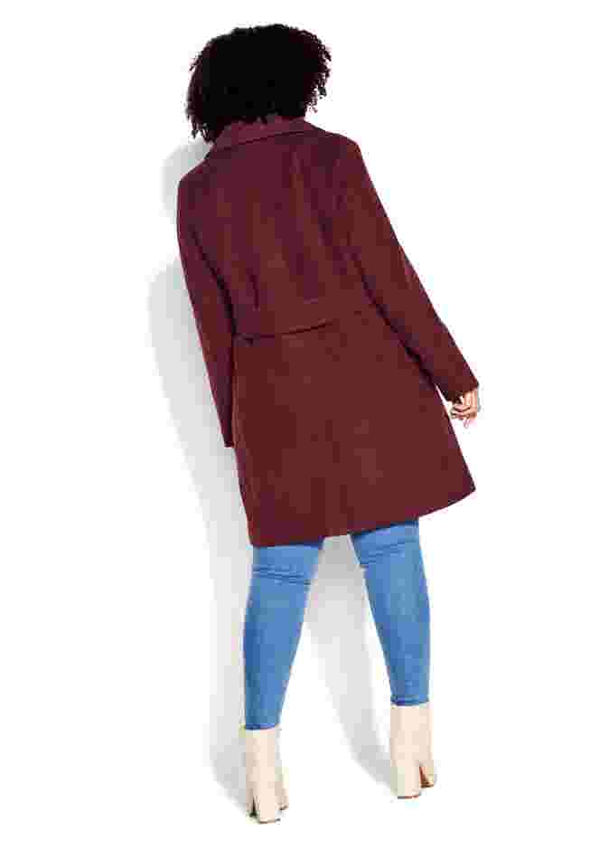 Faux Wool Long Coat image number 5
