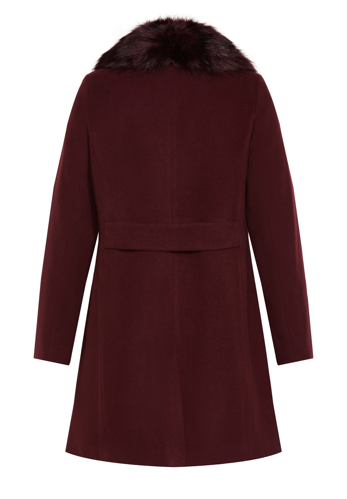 Faux Wool Long Coat image number 6