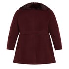 Faux Wool Long Coat image number null