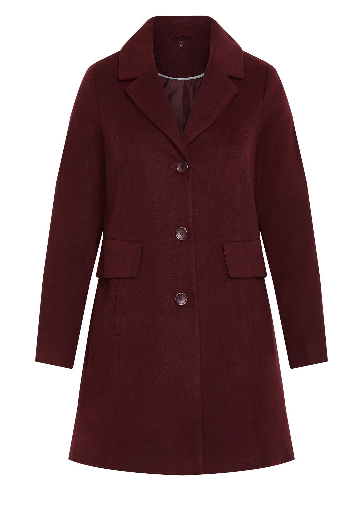 Faux Wool Long Coat image number 7