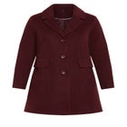 Faux Wool Long Coat image number null