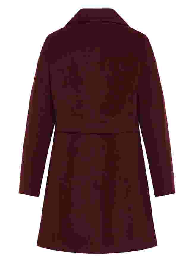 Faux Wool Long Coat image number 8