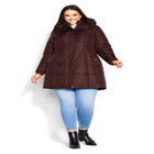 Side Belt Puffer Coat image number null