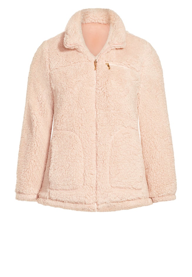 Sketchers Cozy Fleece Reversible Jacket image number null