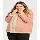 Sketchers Cozy Fleece Reversible Jacket image number null