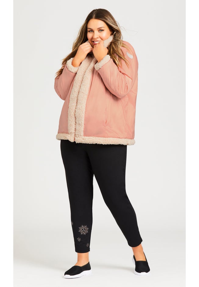 Sketchers Cozy Fleece Reversible Jacket image number null
