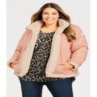 Sketchers Cozy Fleece Reversible Jacket image number null