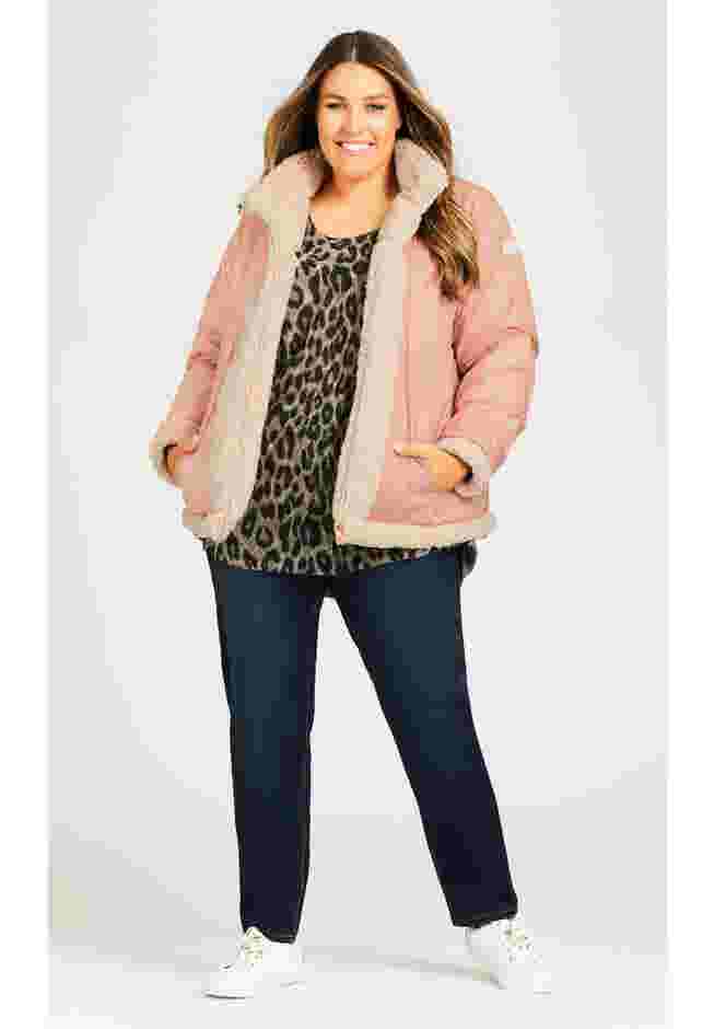 Sketchers Cozy Fleece Reversible Jacket image number 14
