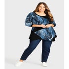 Hi Rise Straight Jegging image number null