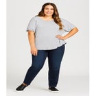 Hi Rise Straight Jegging image number null