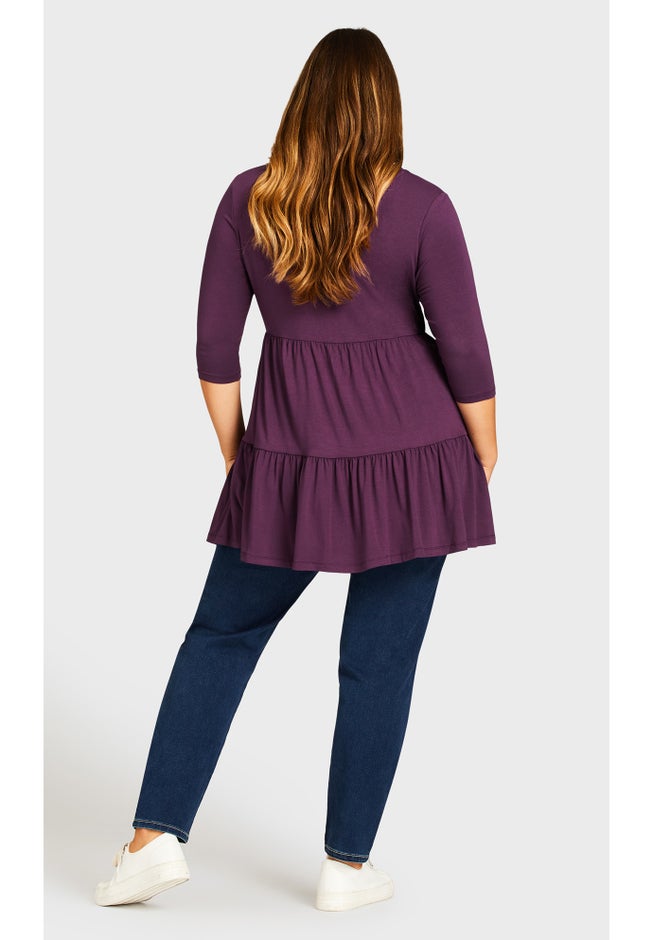 Butter Denim Pull-On High Rise Jean image number 2