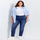 Butter Denim Pull-On High Rise Jean image number null
