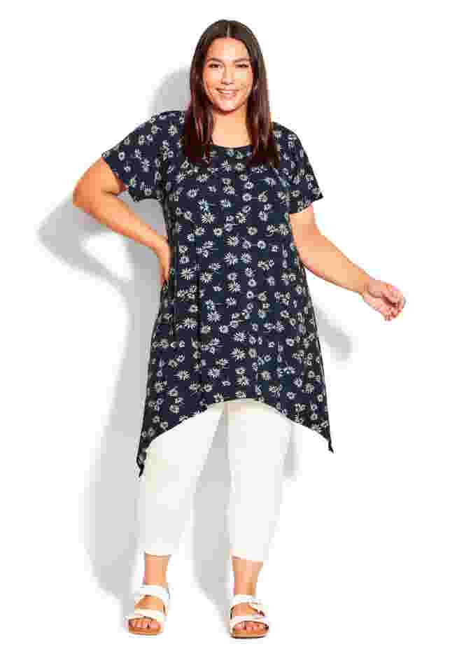 Hankey Hem Print Tunic image number 1