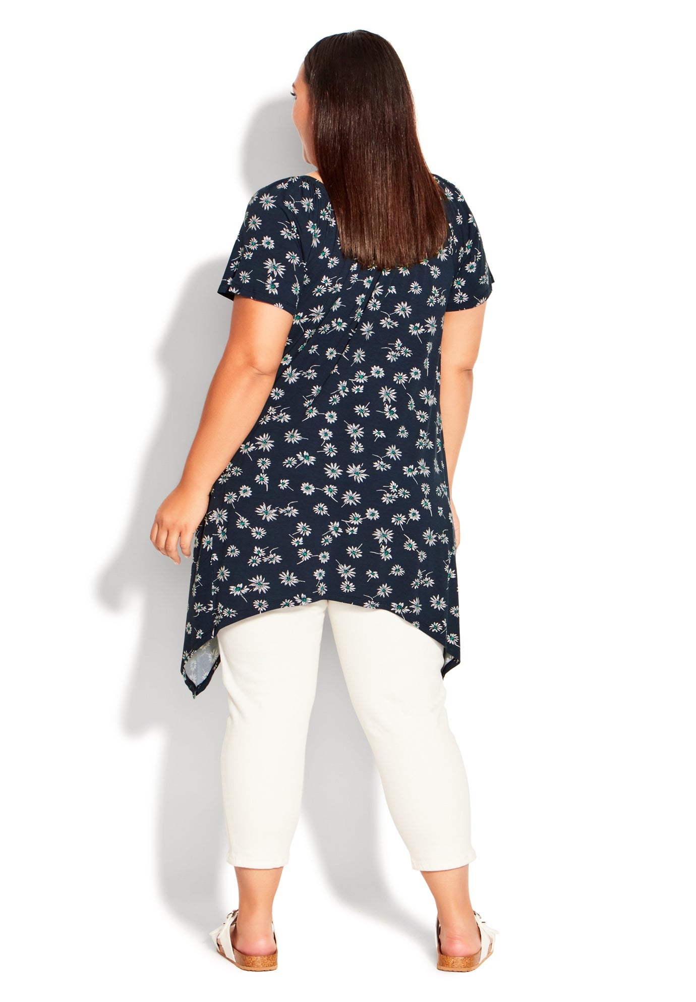 Hankey Hem Print Tunic image number 3