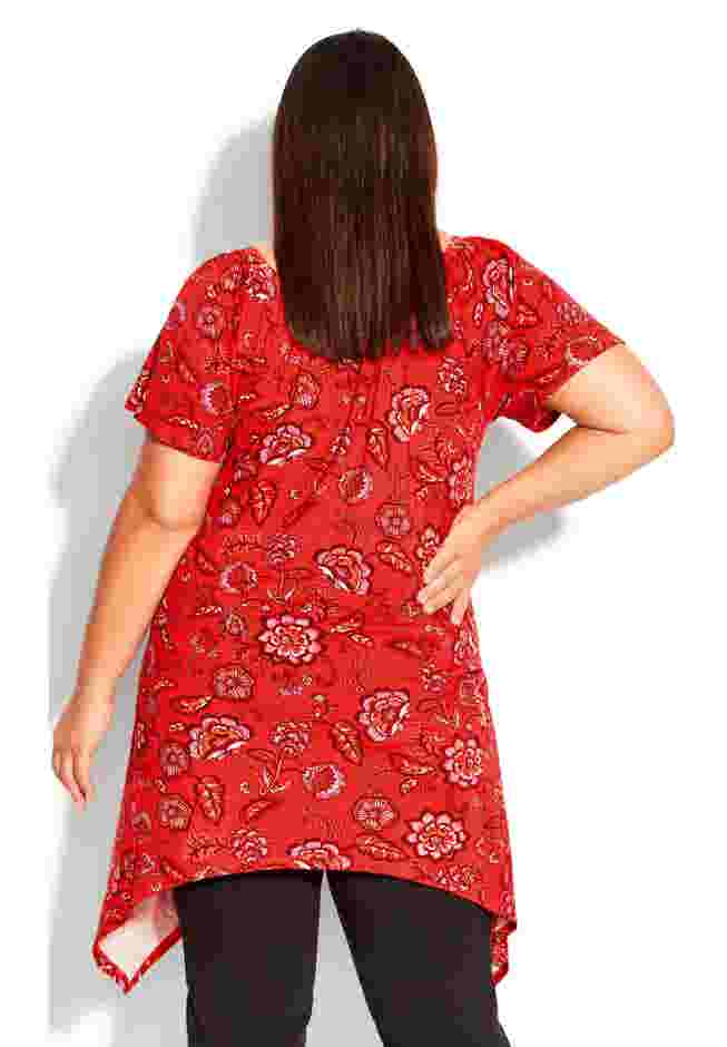 Hankey Hem Print Tunic image number 2