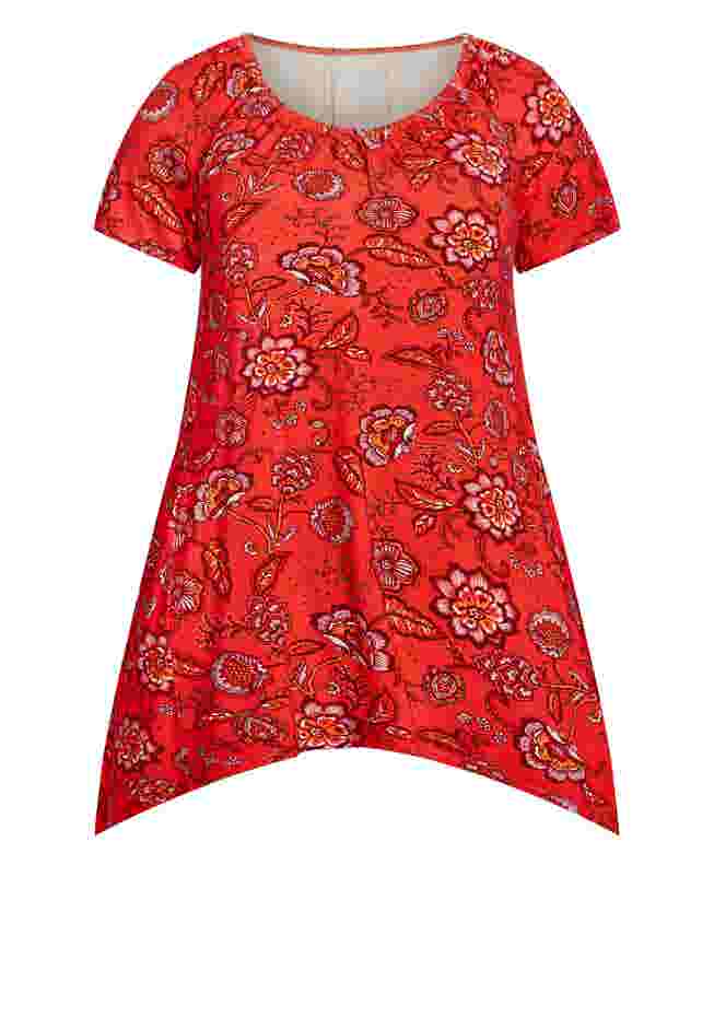 Hankey Hem Print Tunic image number 4