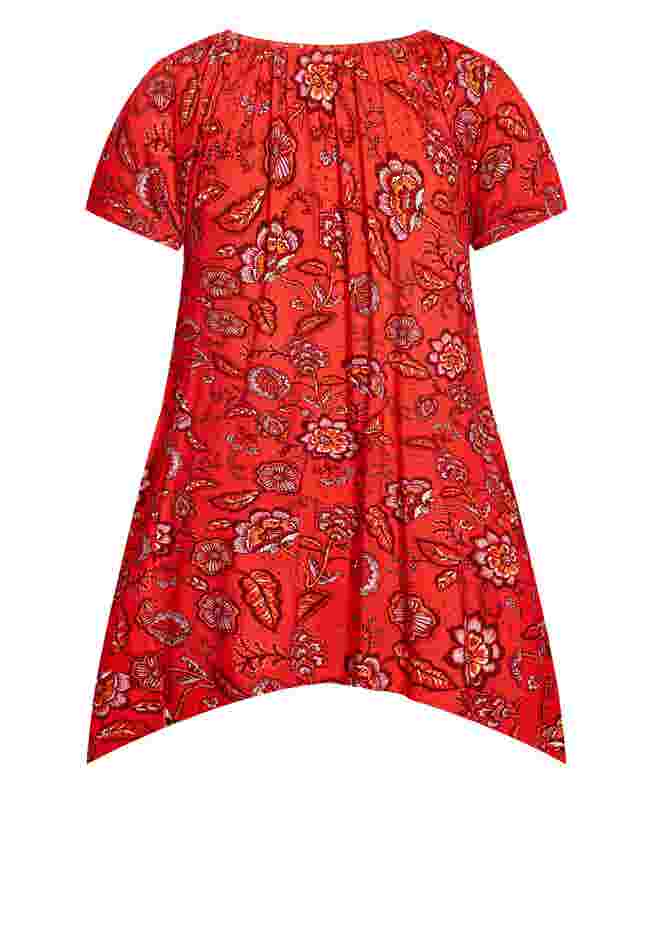 Hankey Hem Print Tunic image number 5