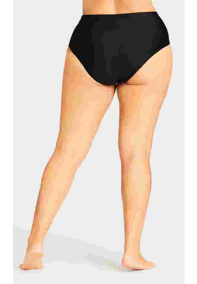 Knit High Waist Swim Brief image number 1