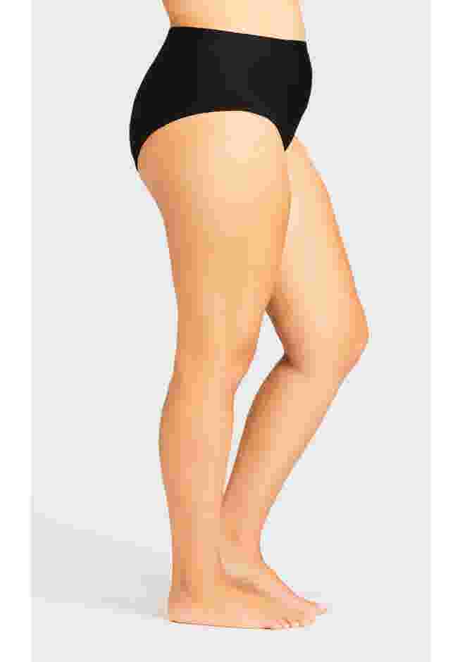 Knit High Waist Swim Brief image number 5