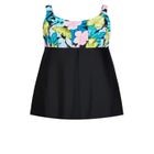 Empire Print Swim Dress image number null