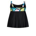 Empire Print Swim Dress image number null