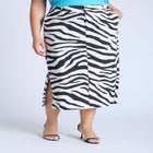 Printed Midi Skirt image number null