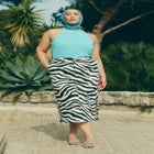 Printed Midi Skirt image number null