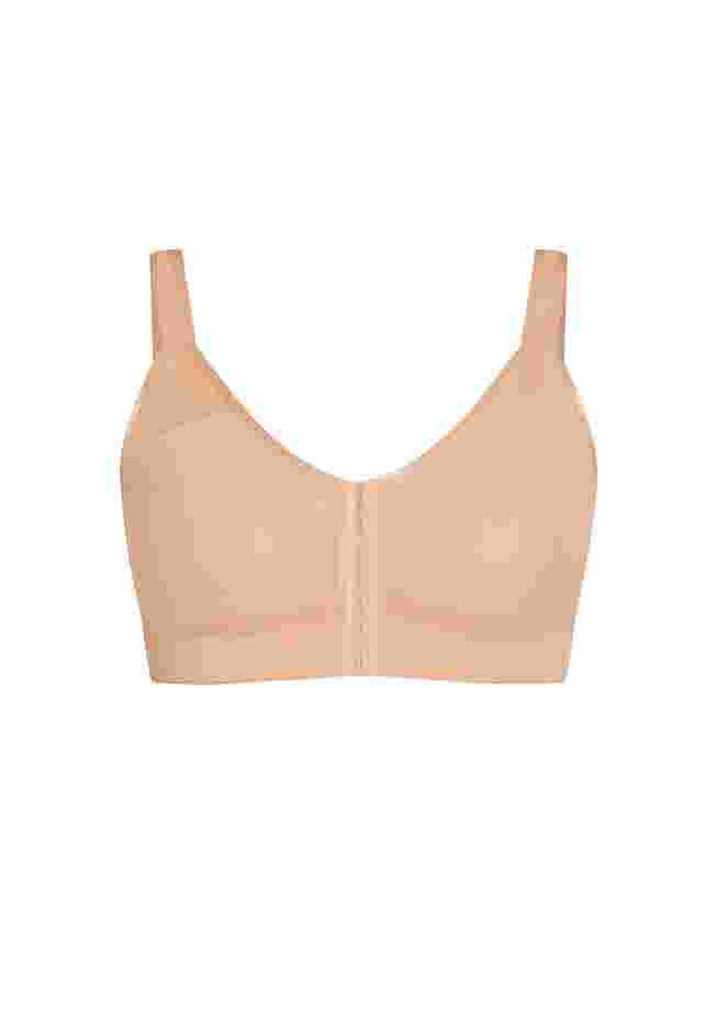 Comfort Cotton Wire Free Front Close Bra image number 2