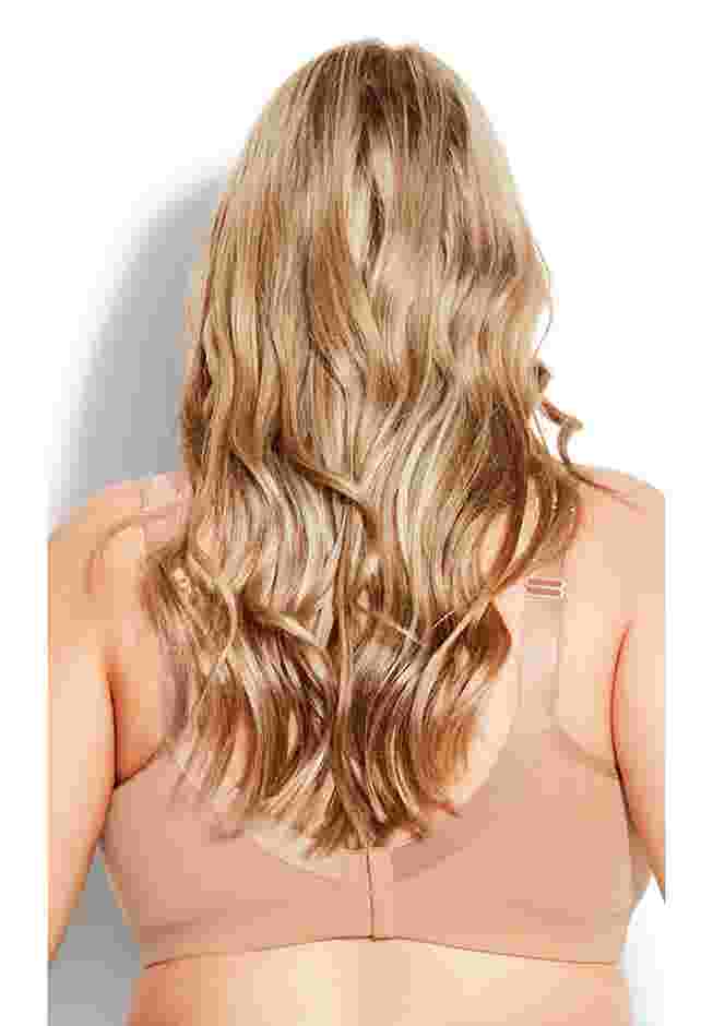 Comfort Cotton Wire Free Lace Bra image number 1