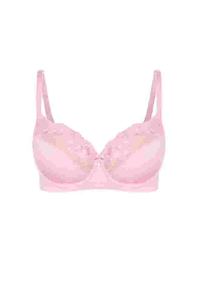 Embroidered Full Support Underwire Bra image number 2