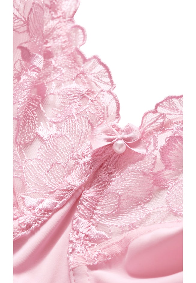 Embroidered Full Support Underwire Bra image number null