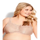 Lace Soft Cup Wire Free Bra image number null