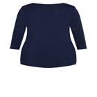 Milly Pleat Plain Top image number null