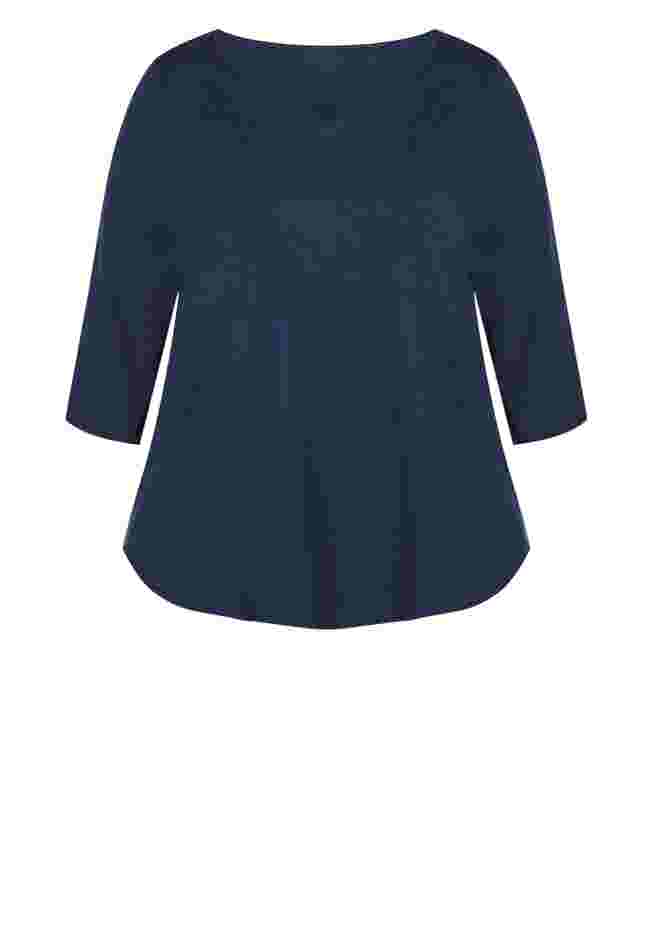 Notch Neck Plain Tee image number 2