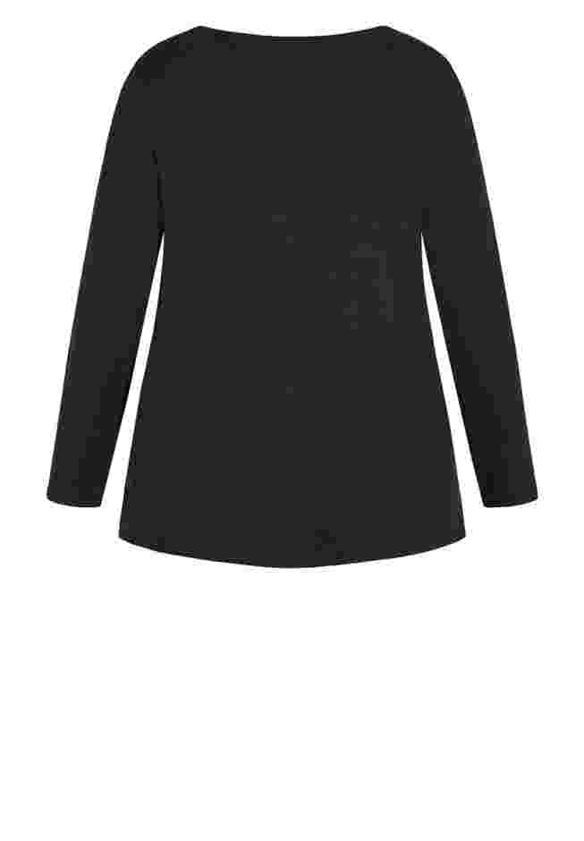 V-Neck Essential Long Sleeve Tee image number 5