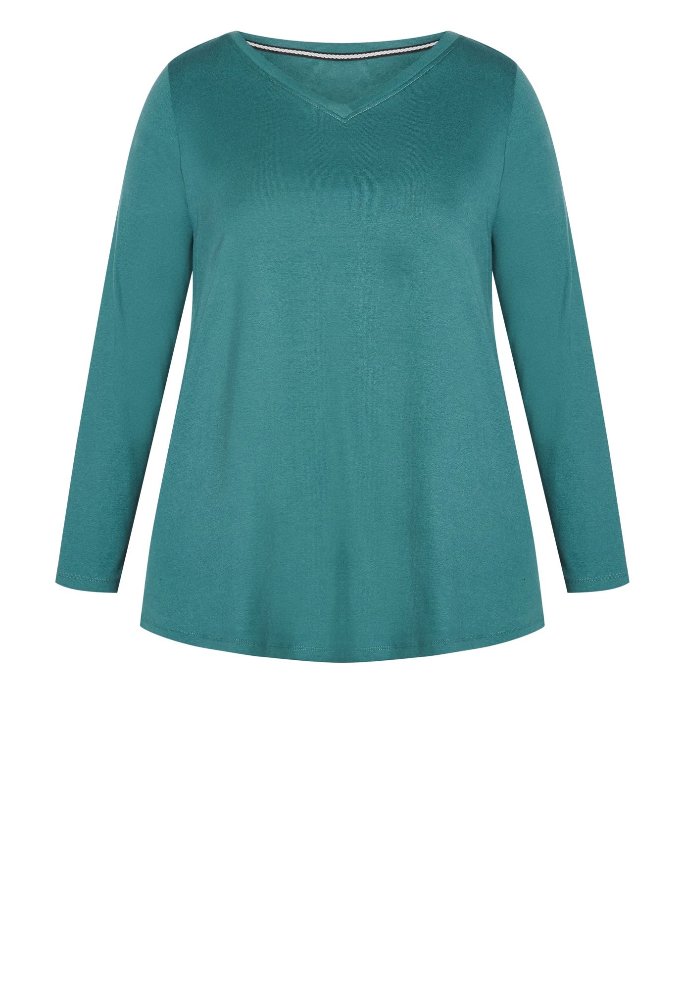 V-Neck Essential Long Sleeve Tee image number 2