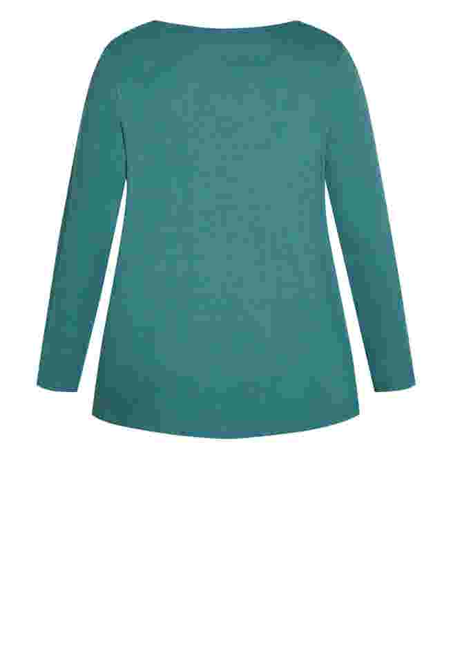 V-Neck Essential Long Sleeve Tee image number 5